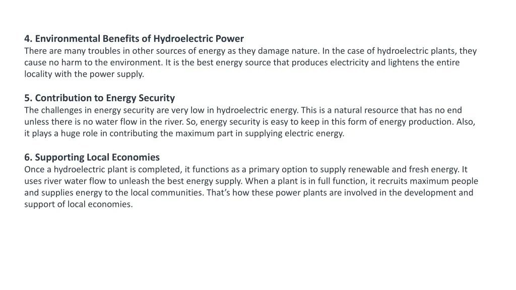 The Benefits, Costs, and ROI of Hydroelectric Power Unpacked